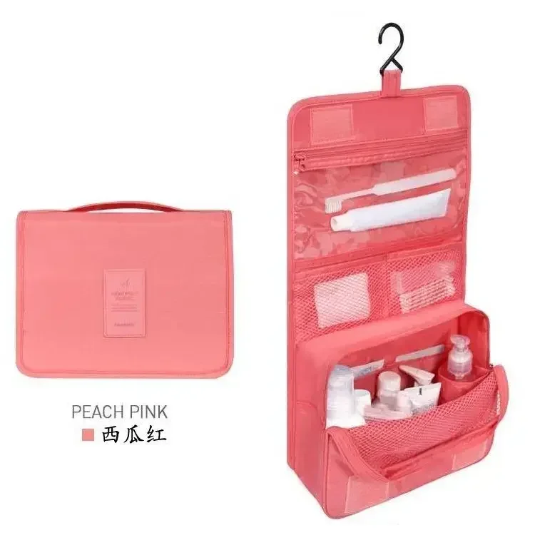 crochet de voyage sac cosmétique femmes sac de maquillage étanche articles de toilette pochette de beauté unisexe salle de bain nécessaire maquillage organisateur de rangement