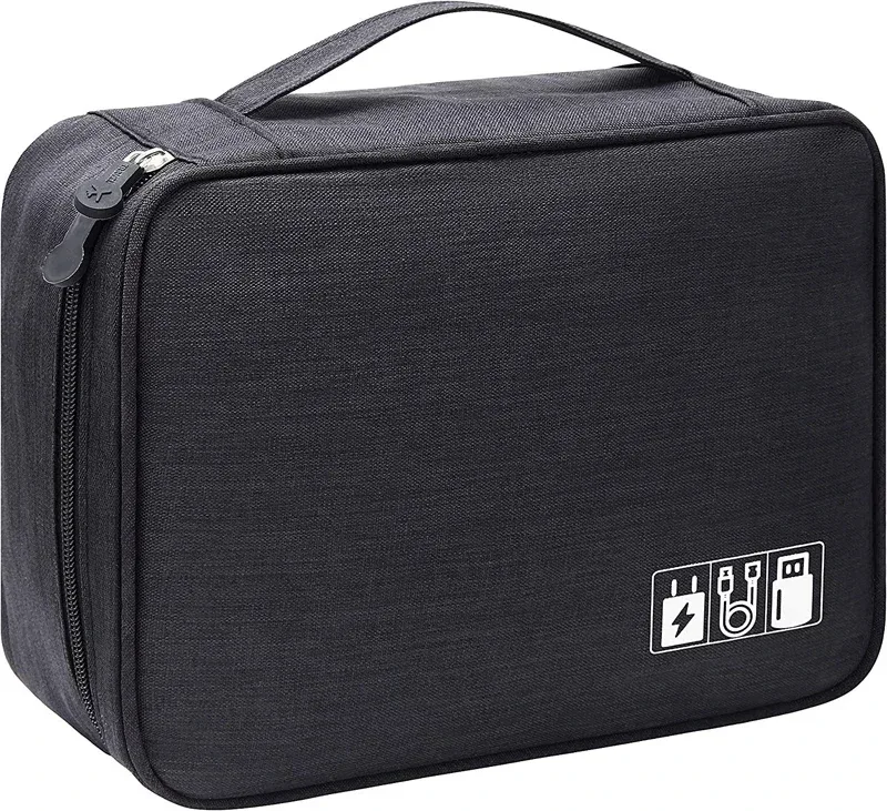 sac de rangement numérique portable, gadget usb, pochette de rangement de câbles étanche, appareils électroniques, accessoires, pack de fournitures