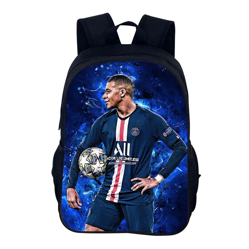 sac à dos de sport de football m-mbappes, sac d'école pour garçons et filles, sac à dos de sport pour joueur d'étoiles, sacs de livres pour le meilleur cadeau