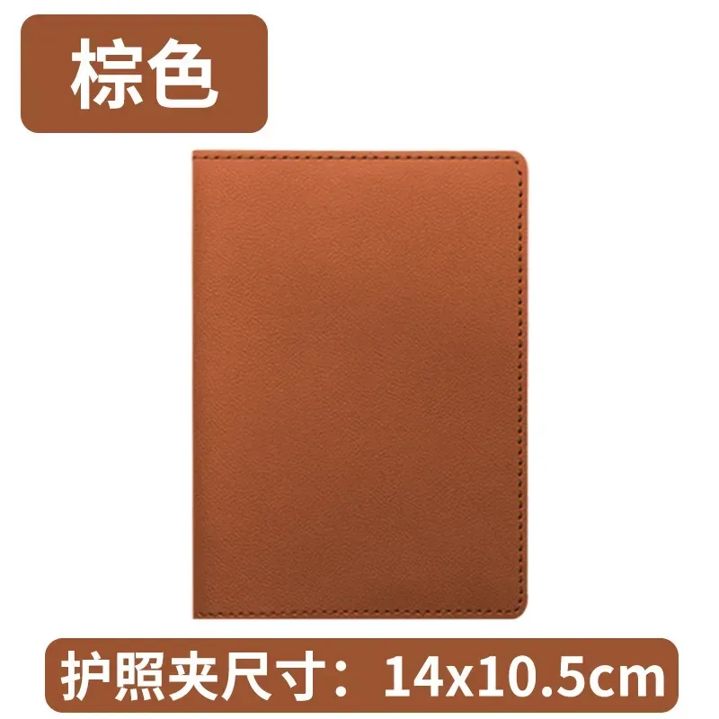 étui porte-passeport en cuir pu, accessoires de voyage, étiquettes de bagages, porte-billet d'affaires, couverture de passeport pour femmes et filles