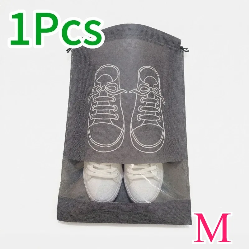 sacs de rangement pour chaussures, 1 à 30 pièces, sacs anti-poussière non tissés, sacs de voyage portables pour chaussures, pochettes de rangement pour chaussures