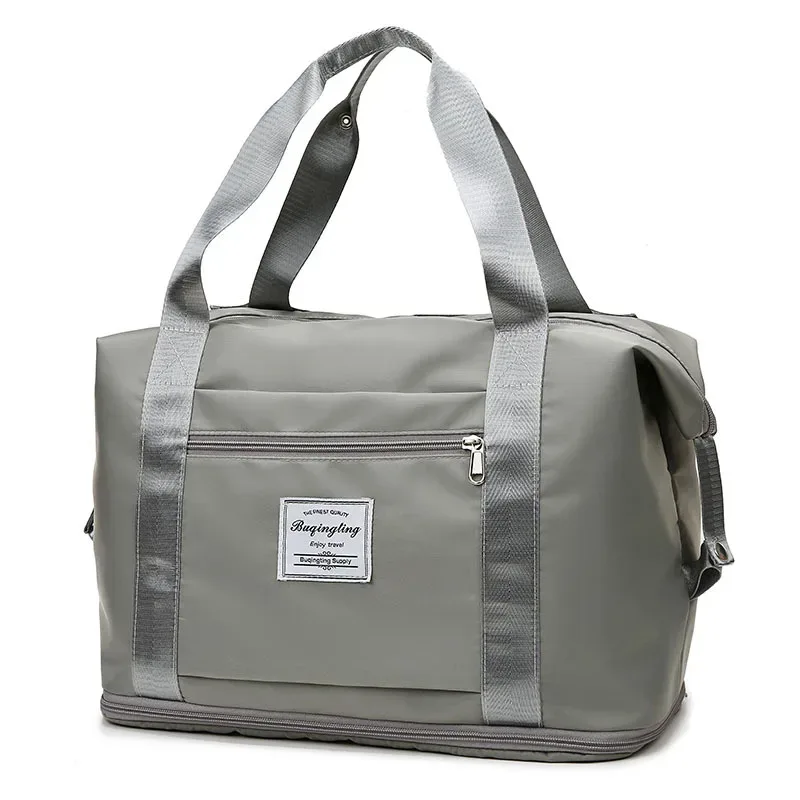 sacs de voyage à double dos extensibles de grande capacité, sac de rangement de bagages, sac à main étanche et pliable, sac de rangement pour vêtements de voyage