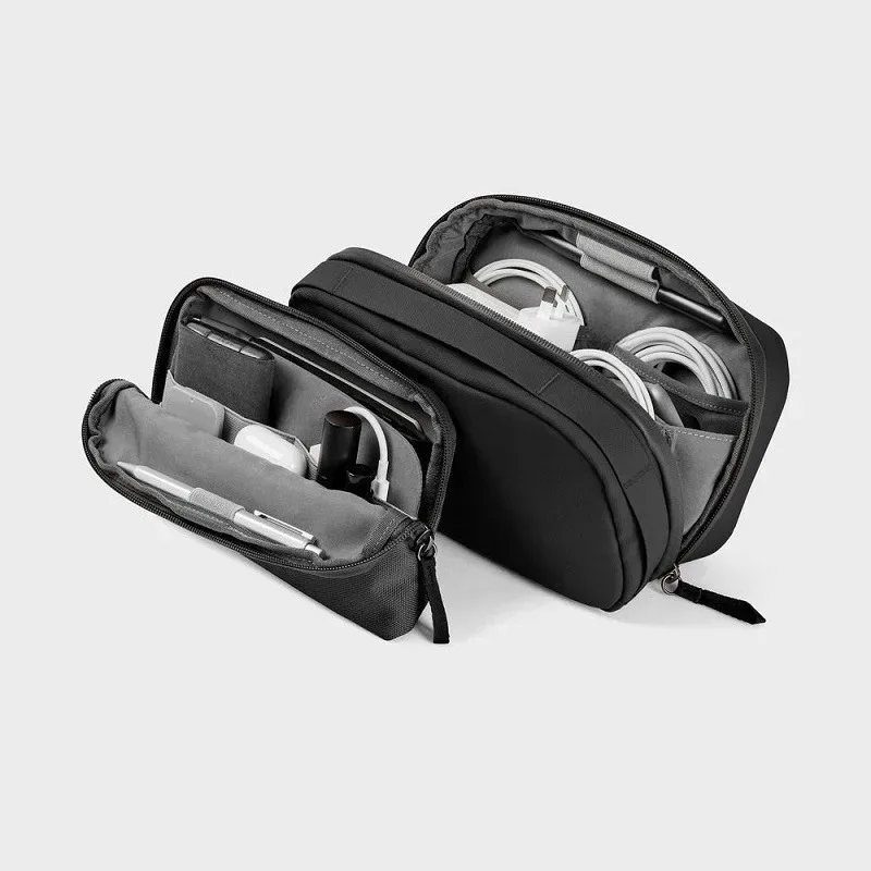 sac de rangement numérique étanche et durable, sac de rangement multifonction portable deux-en-un pour les voyages et l'organisation de la chambre