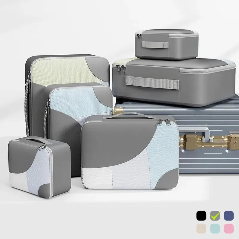 ensemble de 6 cubes de rangement pour vêtements et chaussures, sacs de voyage légers, accessoires de voyage pour valises et bagages