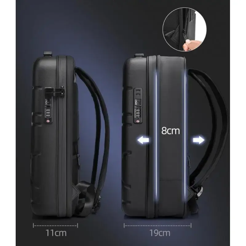 nouveau sac à dos hommes e-sports sac à dos cool étui rigide sac à dos sac à dos bagages grande capacité extensible anti-vol sac à dos