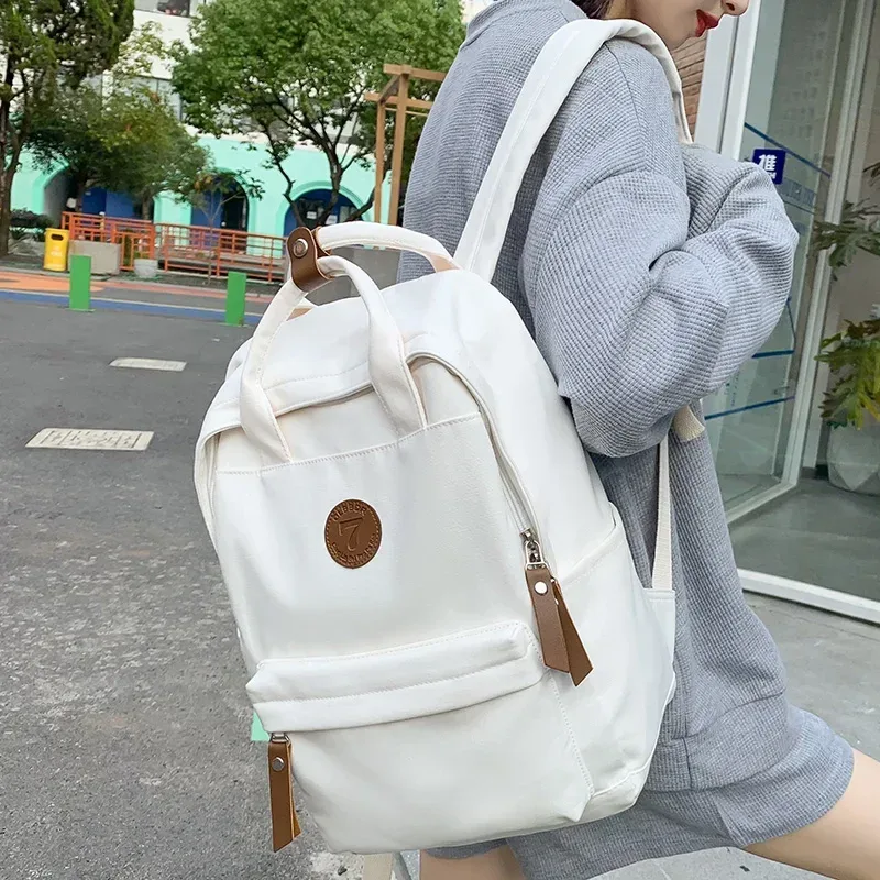 sac à dos de collège en toile pour hommes et femmes, sac de livre de voyage rétro, sacs d'école vintage pour filles et garçons, ordinateur portable étudiant, mode féminine, nouveau