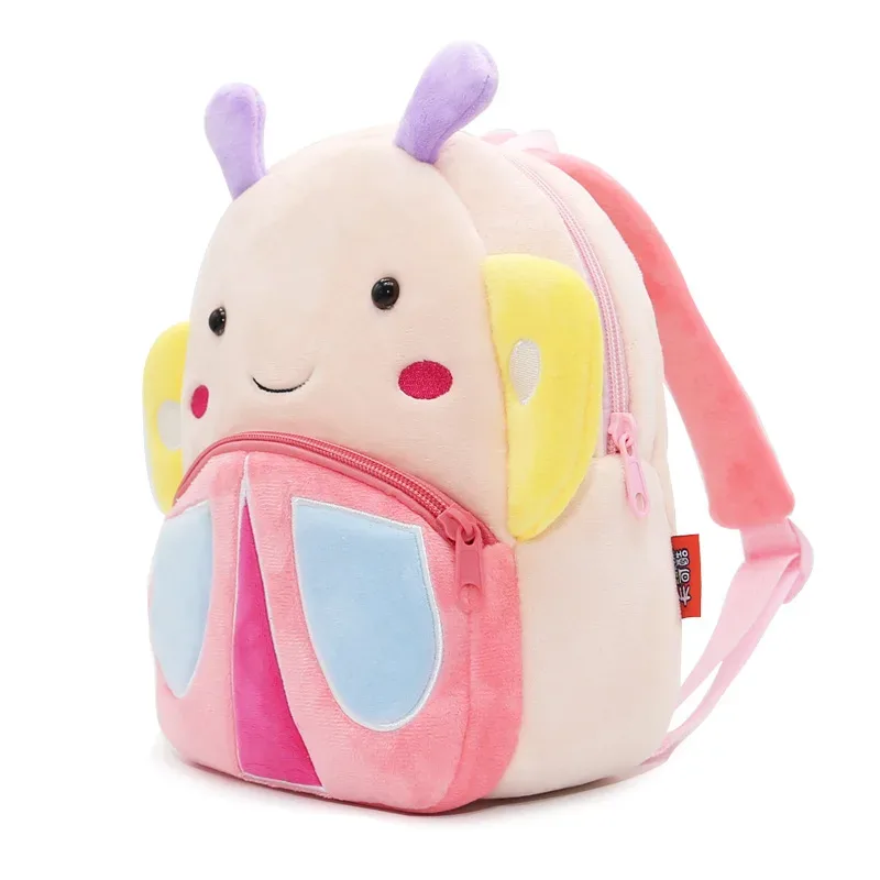 sacs à dos d'animaux de dessin animé 3d pour enfants, sac d'école en peluche douce pour enfants de la maternelle, cartables kawaii pour enfants, filles et garçons