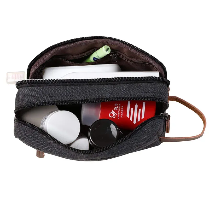 pochette pour homme, trousse de toilette, sac de rangement pour cosmétiques, sac de voyage en toile imperméable, trousse de maquillage pour femme, étui de beauté pour femme