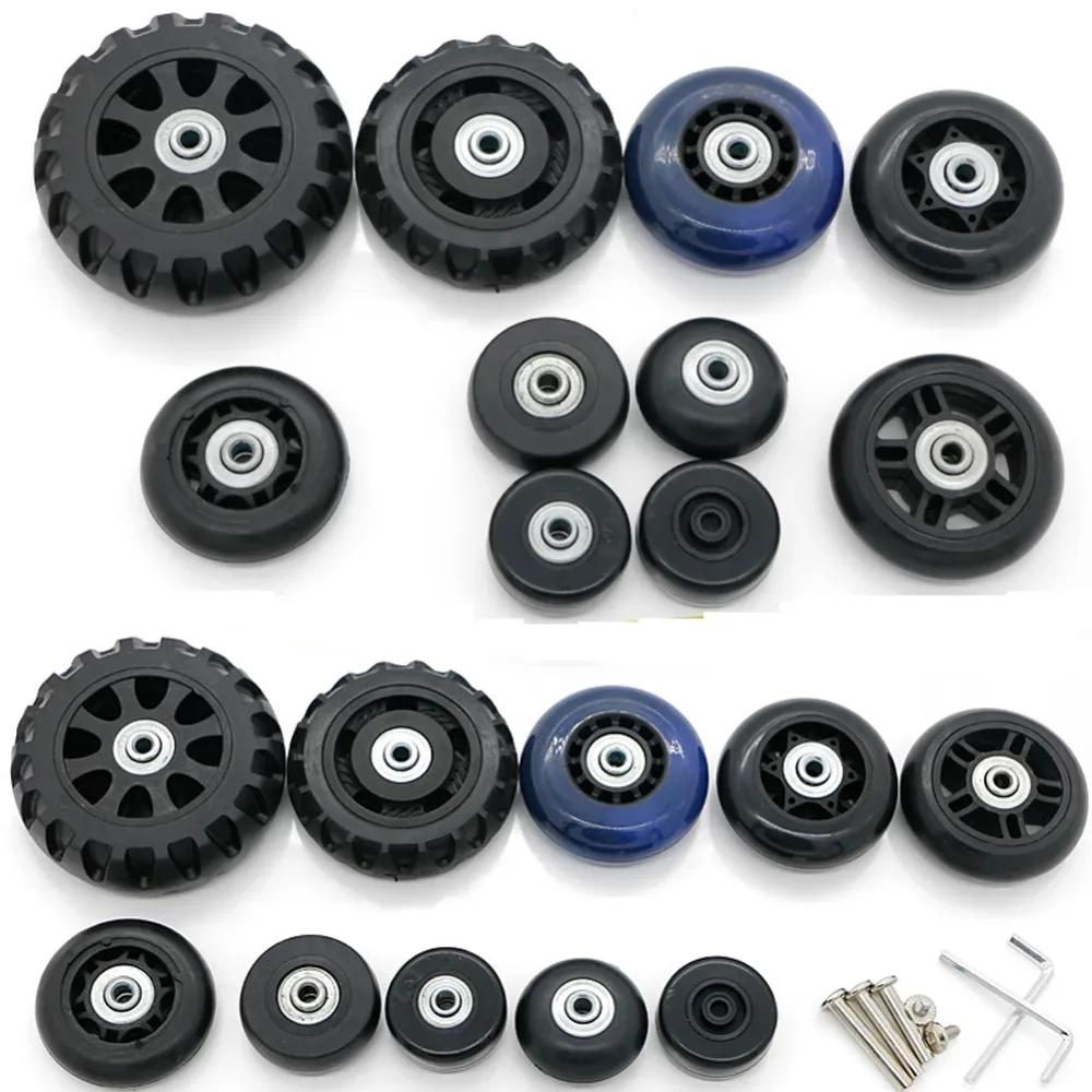 roues de remplacement pour valise à roulettes, accessoires universels, multi-taille, 1 pièce