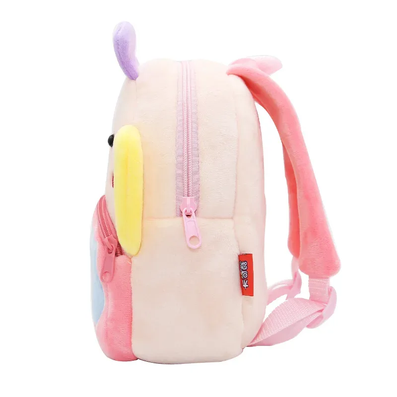sacs à dos d'animaux de dessin animé 3d pour enfants, sac d'école en peluche douce pour enfants de la maternelle, cartables kawaii pour enfants, filles et garçons