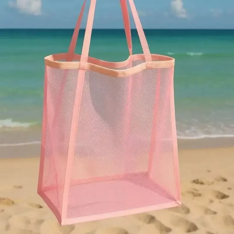 sac de plage, sac de rangement pour enfants, sac de rangement pour la plage et la natation, sac de courses, durable et réutilisable.