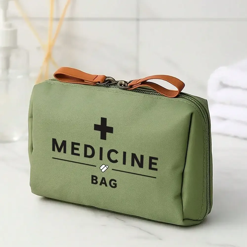 trousse médicale de premiers secours portable, voyage camping en plein air, sac de rangement de médicaments d'urgence, mini pochette edc de voyage, étui à pilules organisateur