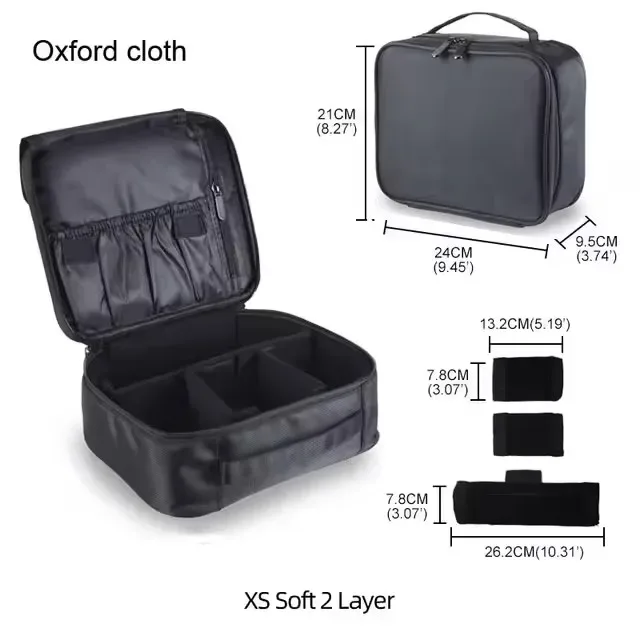 trousse de maquillage professionnelle pour femme, organiseur de cosmétiques, boîte de rangement pour esthéticienne, valise à outils pour ongles, sac de maquillage pour femme