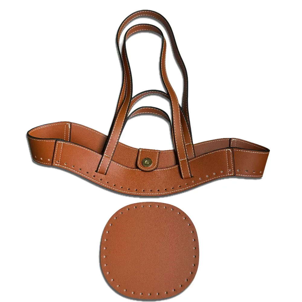 accessoires de fabrication de sacs fourre-tout tissés pour femmes, kit de crochet et tricot pour sac de plage en paille, poignées à coudre pour sac à bandoulière diy