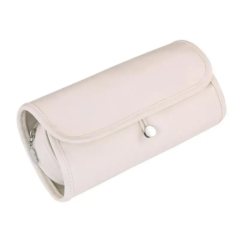 sac de maquillage multifonctionnel de grande capacité, sac de voyage pour pinceaux de maquillage pour femmes, sac de rangement de maquillage pliable portable et tendance