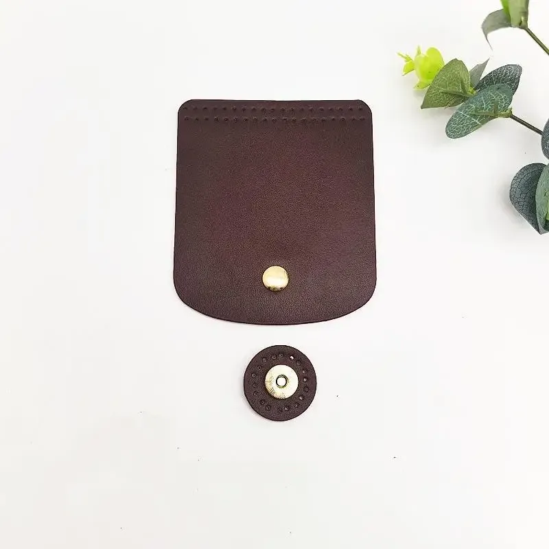couverture de rabat de sac en cuir pu indémodable, accessoires de sac en crochet diy pour femmes, pièces de rechange pour sac bandoulière fait main