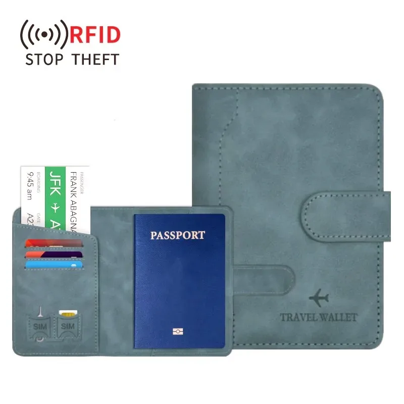 porte-passeport pour les essentiels de voyage, étui de protection pour passeport, accessoires indispensables pour les femmes et les hommes