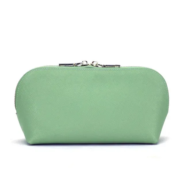 sac à cosmétiques en cuir saffiano personnalisé pour femmes, trousse de beauté en poudre de voyage pour dames, ensembles avec porte-passeport, étiquette de bagage, mode