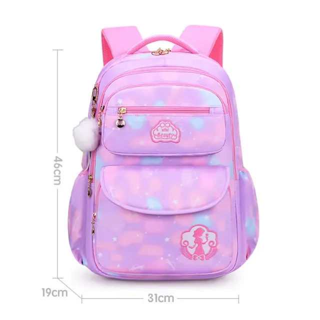sac à dos scolaire rose pour filles, adolescentes, femmes, enfants, filles, sac à dos pour l'école primaire et secondaire, sac à dos pour adolescents, enfants