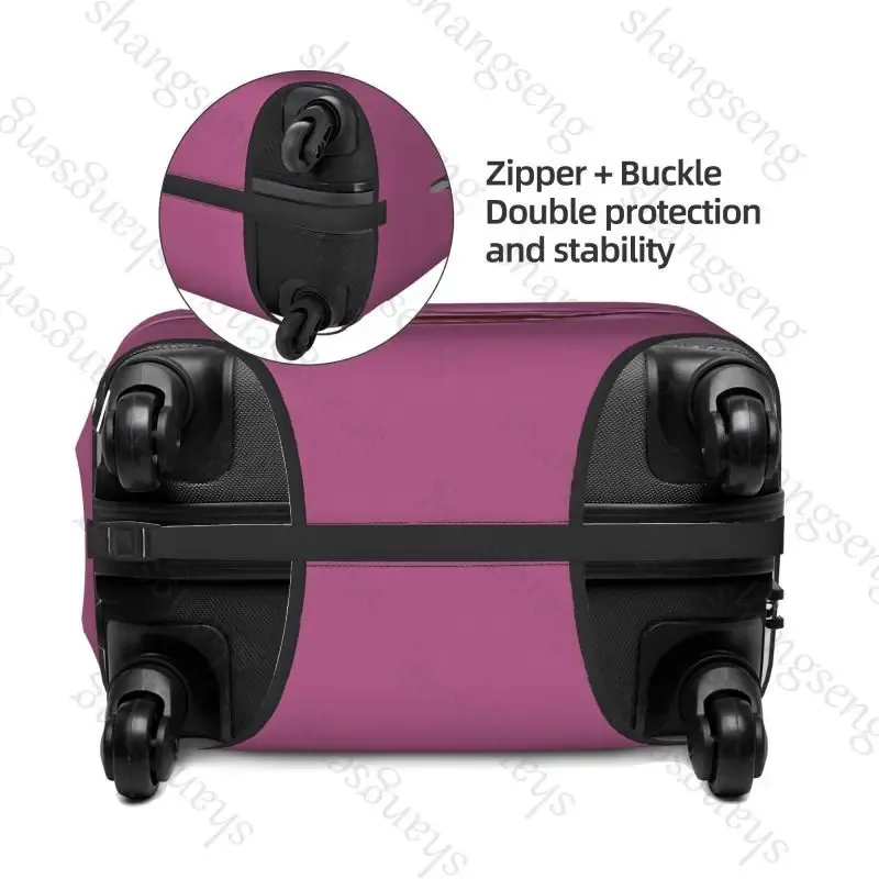 juste de protection artificiel astique pour bagages, avec fermeture éclair, pour valise de voyage