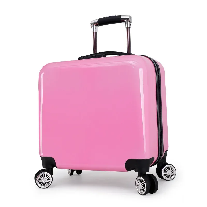 valise de chariot d'étudiant étanche de 18 pouces avec serrure à combinaison valise pour enfants avec bagage de voyage d'embarquement de roue universelle