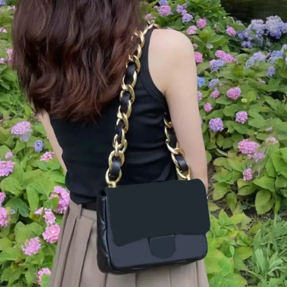 sangle de sac amovible, élégante, avec chaîne, sangle d'extension classique pour sac à bandoulière, chaîne durable pour sac à main, pour usage quotidien