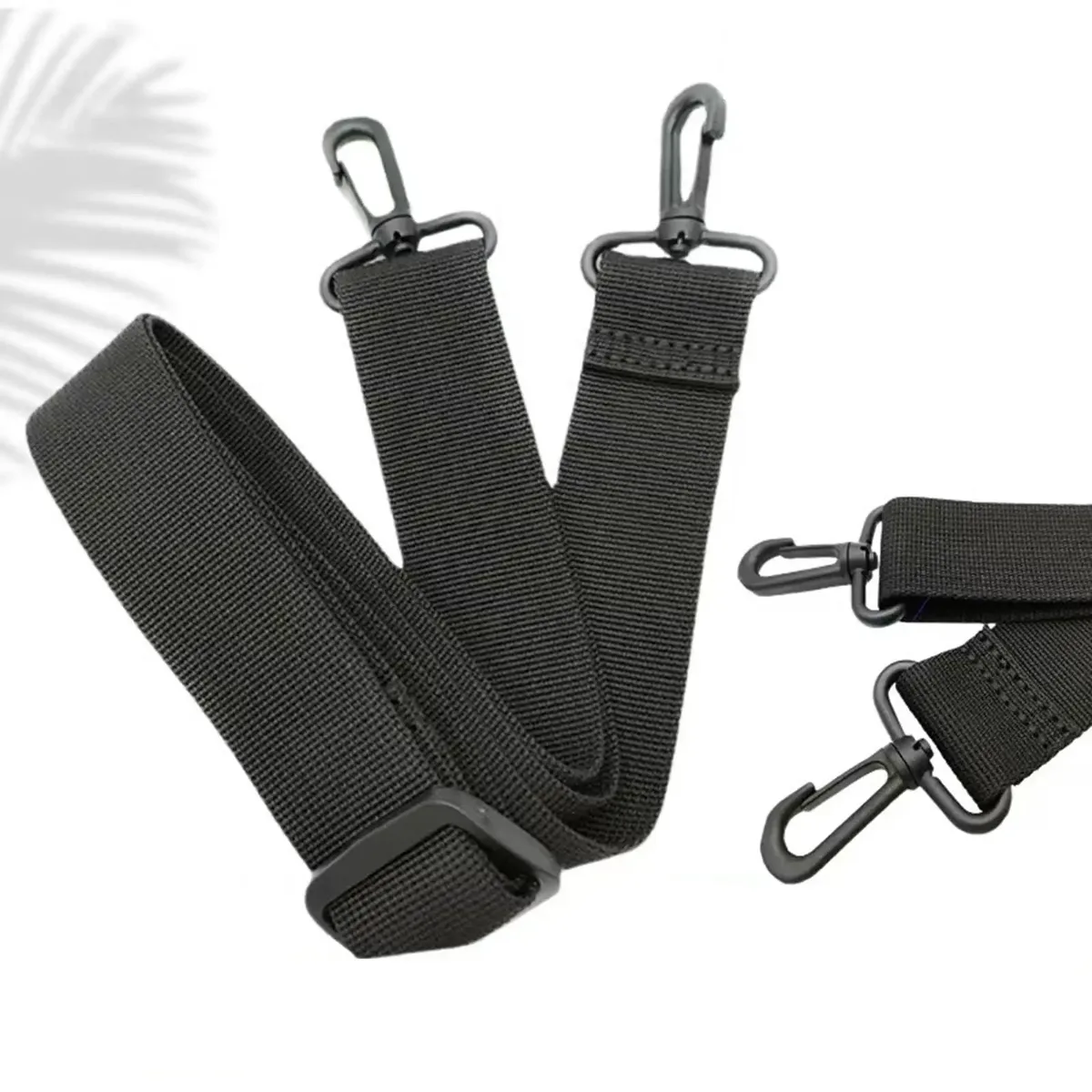sangle d'épaule réglable de 51 pouces, multifonctionnelle, épaisse et confortable, avec crochets pour sacoche d'ordinateur