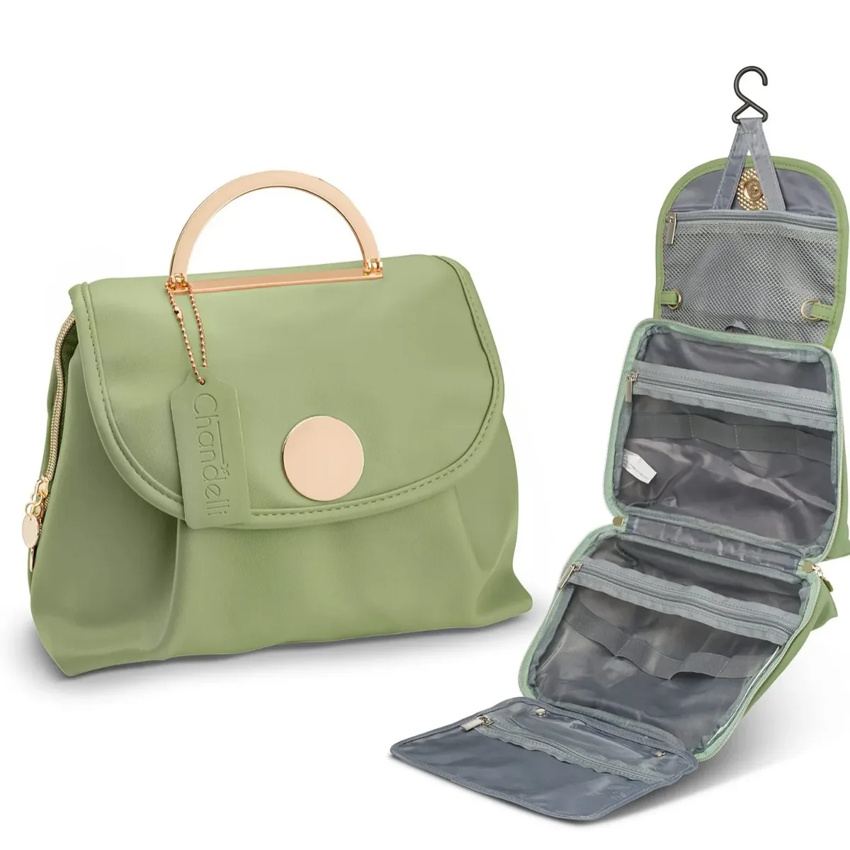 trousse de toilette multifonctionnelle résistante à l'eau pour femme, trousse de maquillage cosmétique, accessoires de toilette