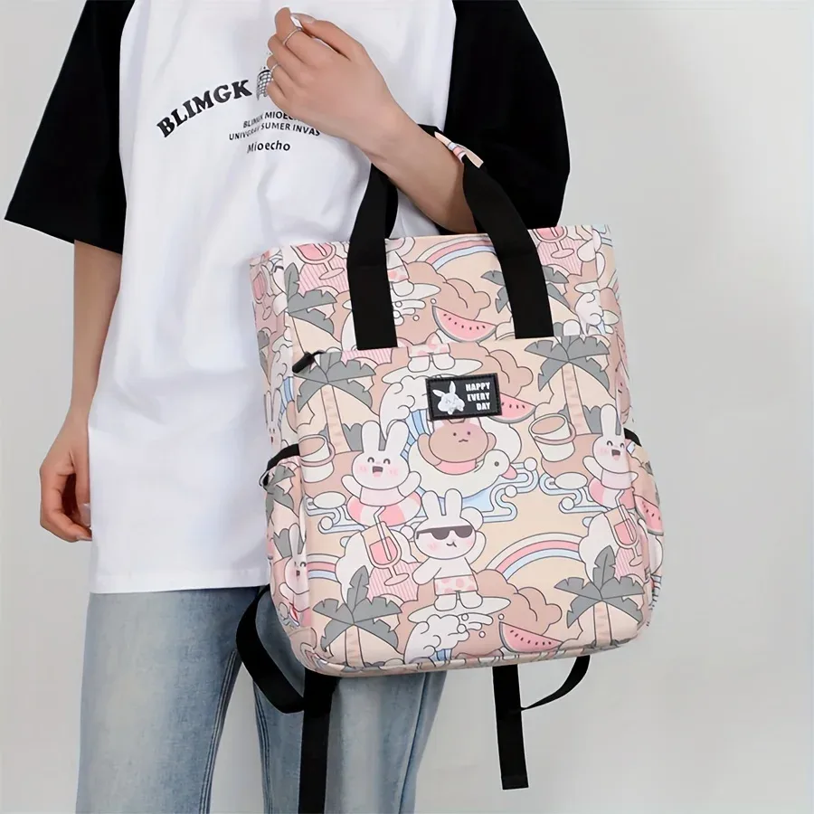 sac à dos de dessin animé d'affaires de 15.6 pouces, sac de voyage de conférence, cartable d'étudiant, sac multifonctionnel pour ordinateur portable, sacs à dos