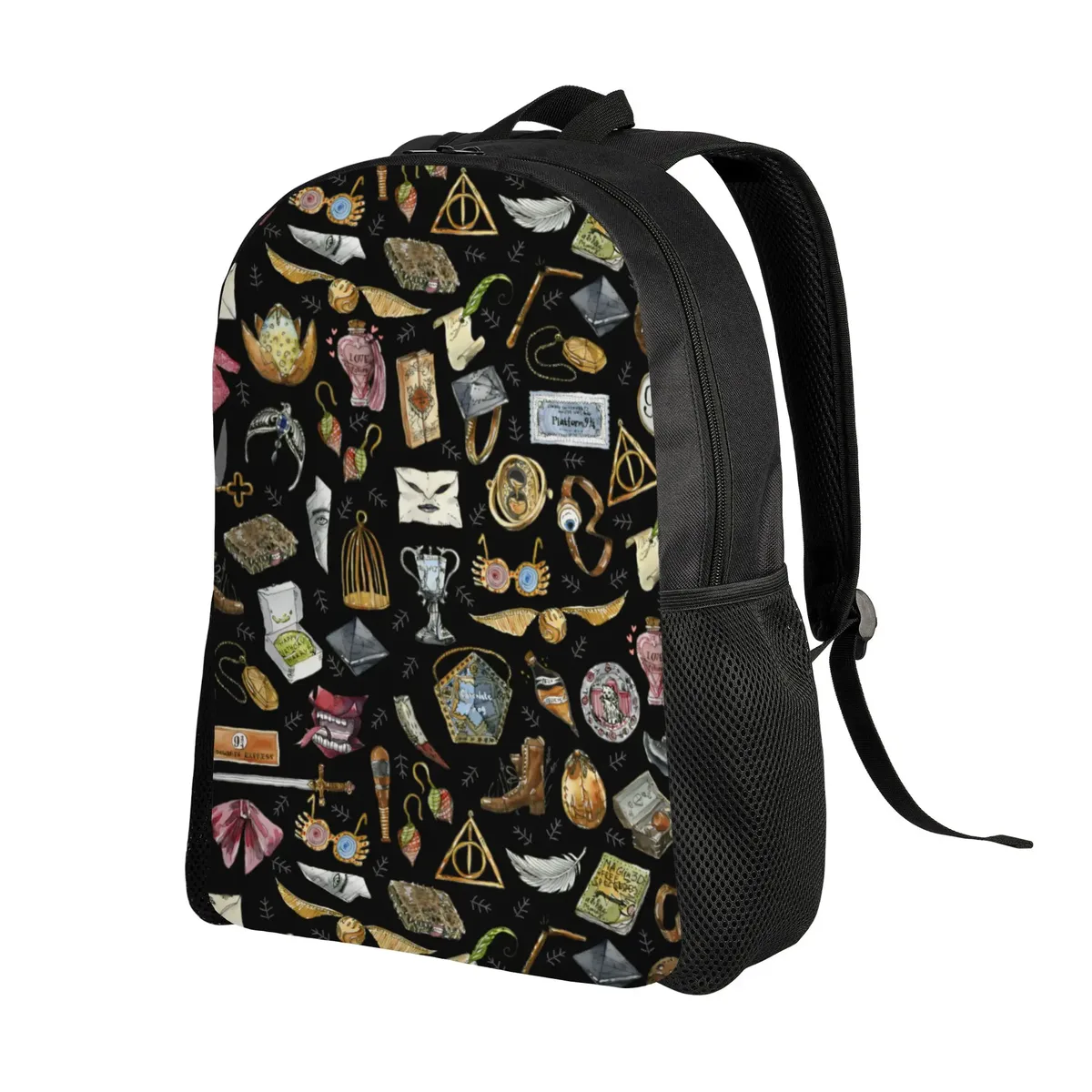 harries movie p-potters magic world sac à dos classique pour femmes, sac d'école pour enfants, sac à dos pour ordinateur, sac à bandoulière de voyage pour adolescents
