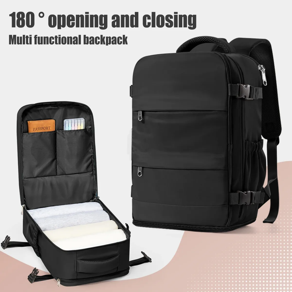 sac à dos ryanair 40x30x20, sac de cabine, sac à dos de voyage pour hommes et femmes, bagage à main, sac à dos pour ordinateur portable, mochila para viaje cabina