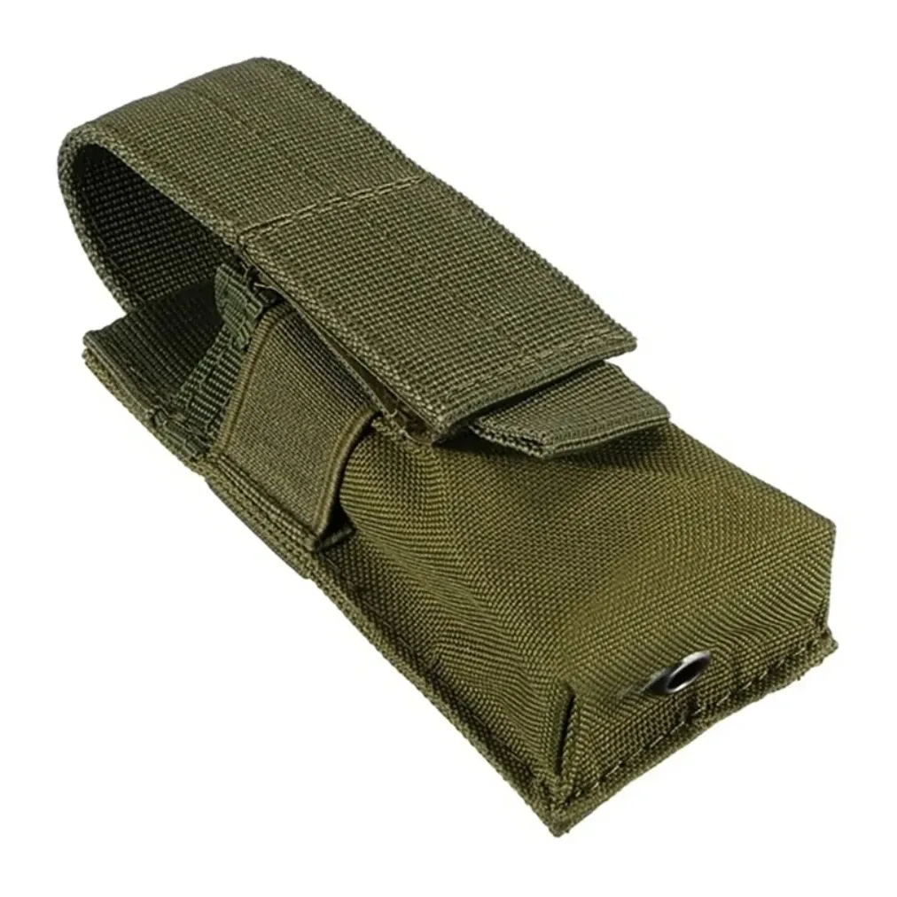 pochette tactique pour magazines, sac de rangement de camouflage avec crochet de ceinture, pochette pour lampe de poche de loisirs en plein air, ensemble de supports de lampe de poche