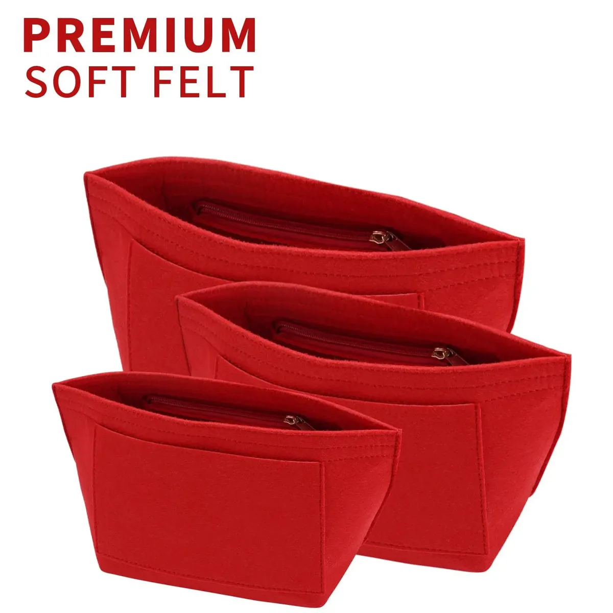 sac d'insertion en feutre pour sac à main longchamp, organisateur de sac en tissu feutré, support de maquillage, sac de voyage portable