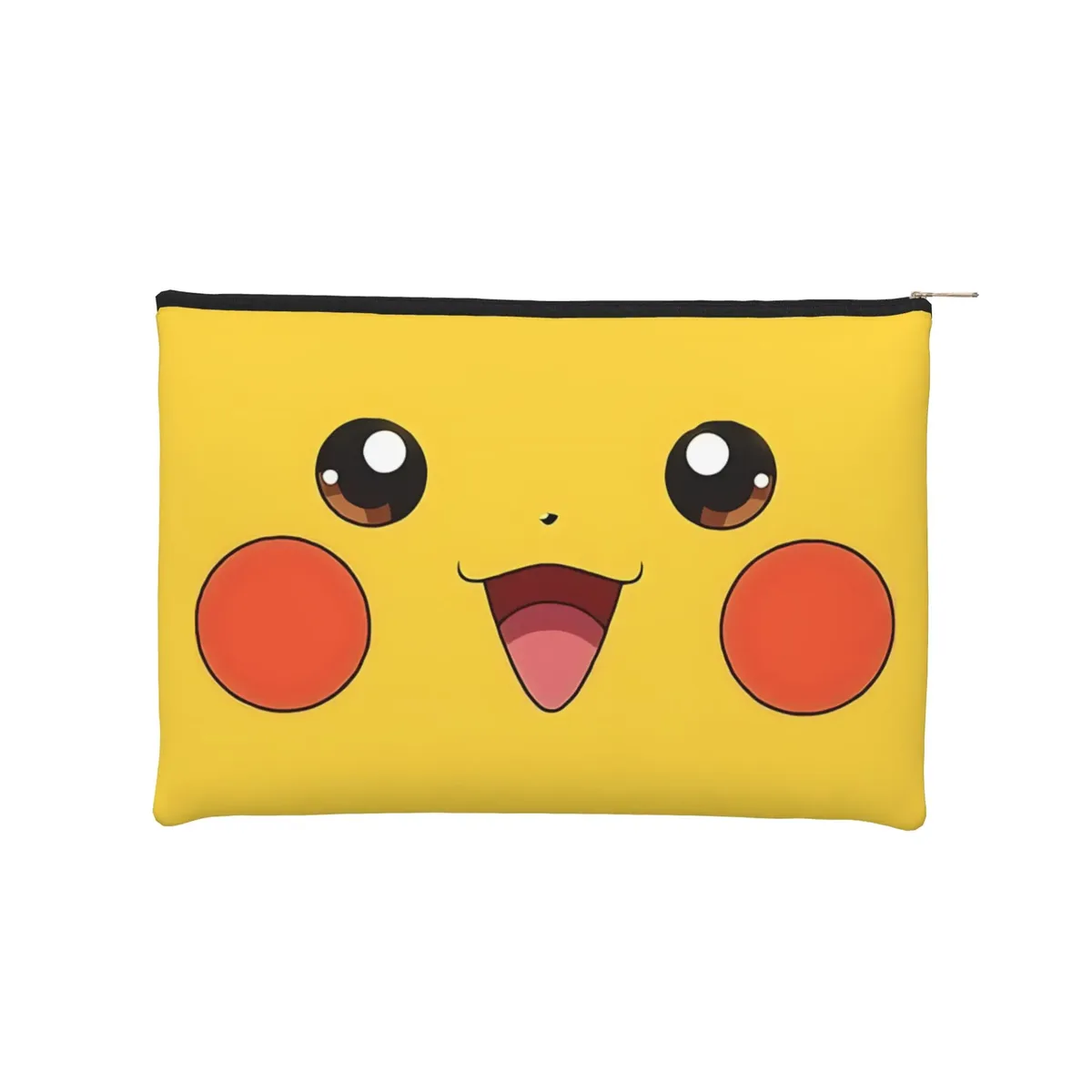 sac de voyage élégant et mignon pokemon pikachu, trousse de maquillage, trousse de toilette avec fermeture éclair, pochette cosmétique de voyage