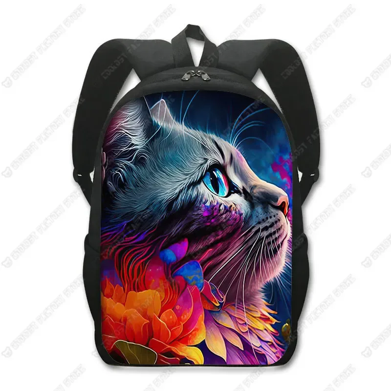 sac à dos chat mignon chat persan/siamese, sacs d'école pour enfants pour adolescents, chat britannique écossais, sacs à dos pour ordinateur portable, sac de livre chaton