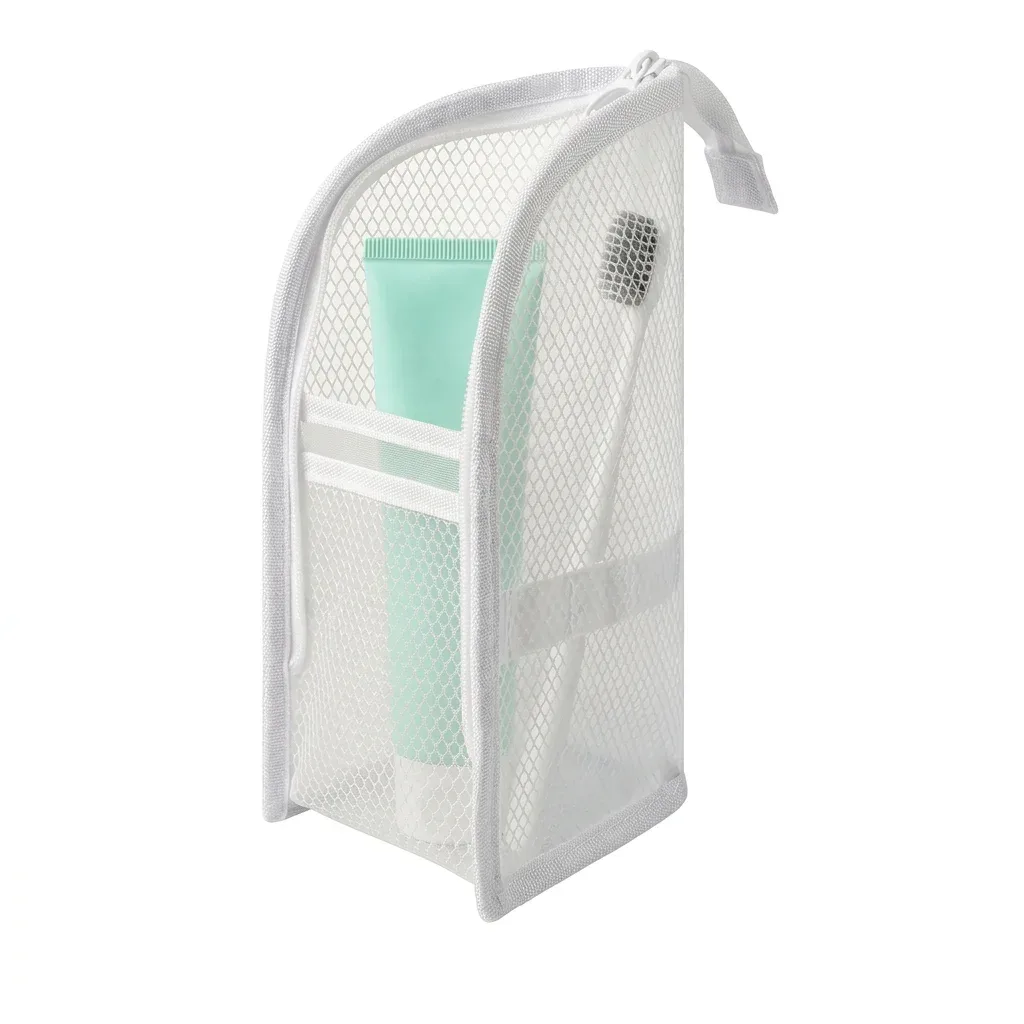 trousse de toilette autoportante en eva, étanche, organisateur de voyage portable, pochette de lavage pour cosmétiques, idéale pour les voyages d'affaires et les escapades de fin de semaine.