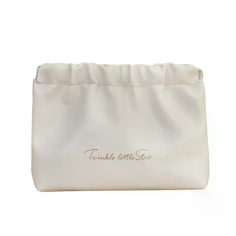nouvelle trousse de rangement pour cosmétiques en pu, portable, simple, mini, pour rouge à lèvres, maquillage, organiseur de bijoux pour femme, pochette portable