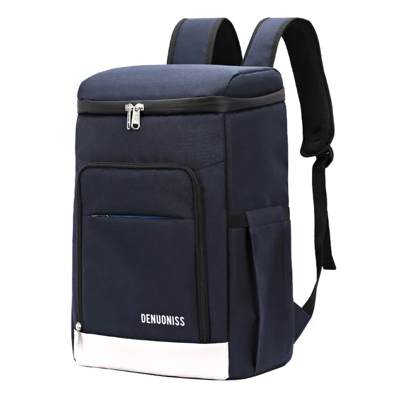 DENUONISS – sac à dos isotherme pour pique-nique, épais, étanche, grand sac thermique pour réfrigérateur, conservation de la fraîcheur