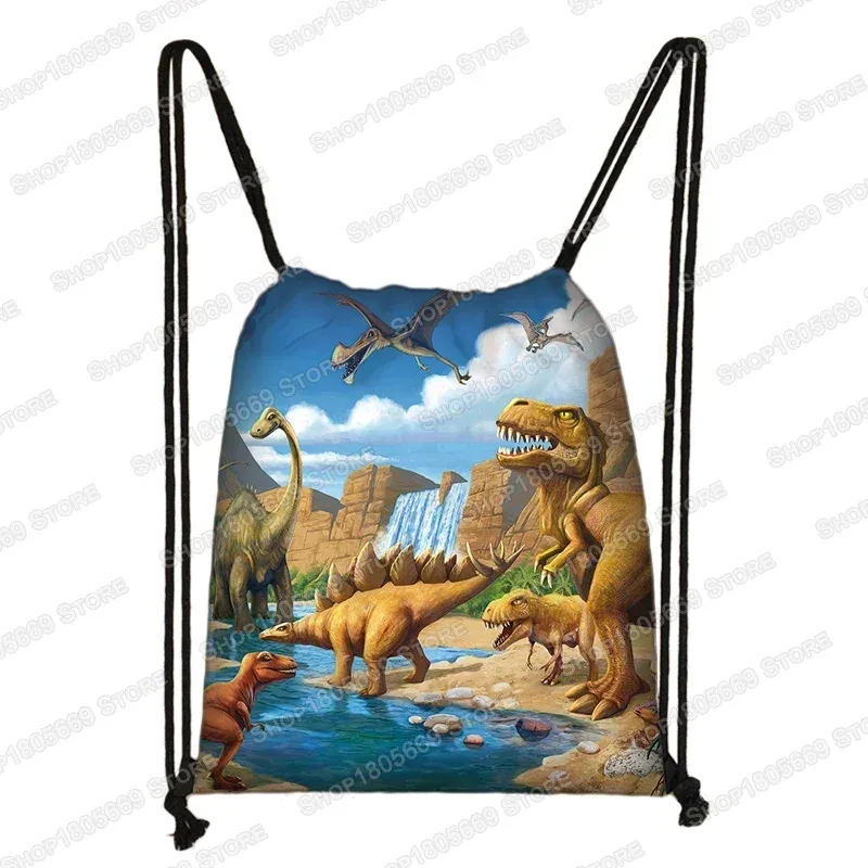 sac à dos en toile à cordon de serrage pour enfants, sac de voyage pour adolescents, garçons et filles