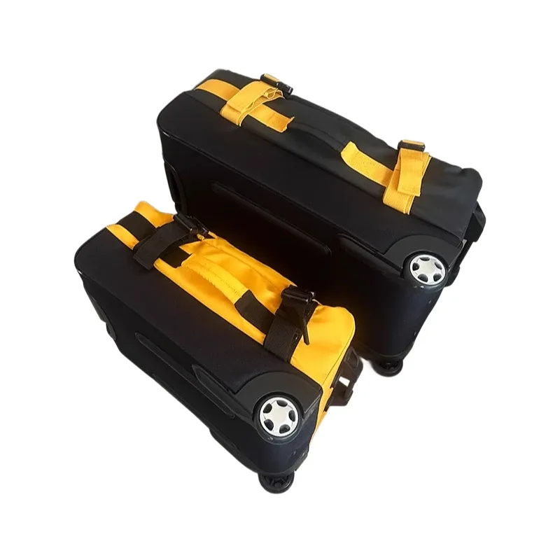 sac de voyage pliable et étanche – bagage à roulettes portable à côtés souples avec roulettes pour les voyages d'affaires (poignée de transport et de traction)
