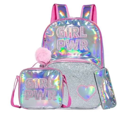 cartable pour enfants 16 pouces sac d'école ensemble 3 pièces sac à déjeuner sac à stylos pour filles sac à dos d'école pour filles ensemble de sac à dos pour fille d'âge préscolaire