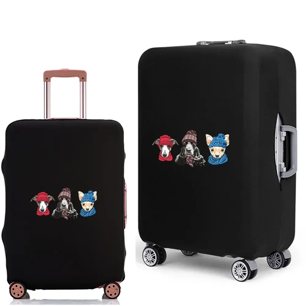 juste de protection élastique pour bagages de voyage, étui épais, housse anti-poussière, nouveau motif de chien, appliquer 18-28, 2022