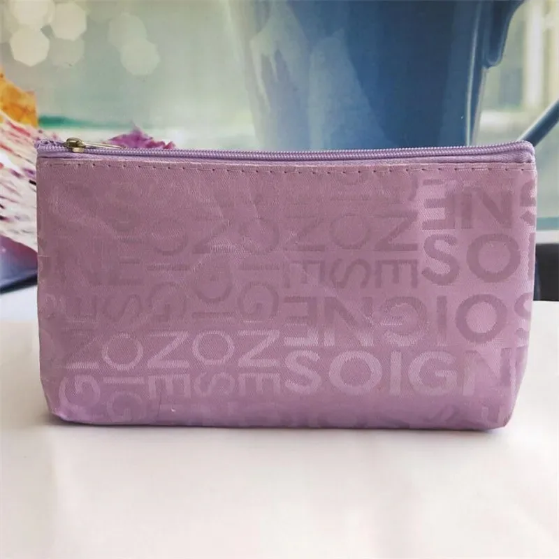 trousse de maquillage fille avec imprimé cœur et lettres, sac de rangement pour articles de toilette, organisateur de maquillage, trousse de beauté