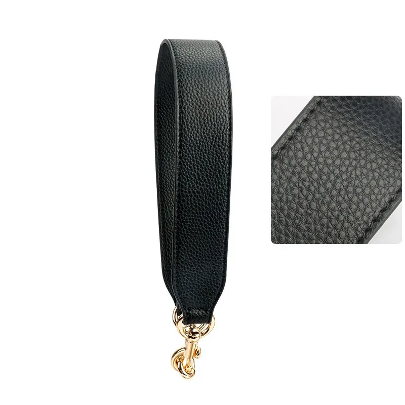 xmessun – sac à bandoulière tendance pour femmes, bretelles pour les mains, bretelles en cuir véritable, larges bretelles, accessoires à sangle courte, nouvelle collection
