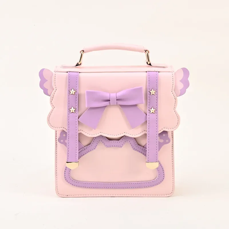 sac à dos à nœud doux pour étudiants japonais, uniforme jk vintage, itabag girls crossbody initié, cos gothic lolita, kawaii rucksack
