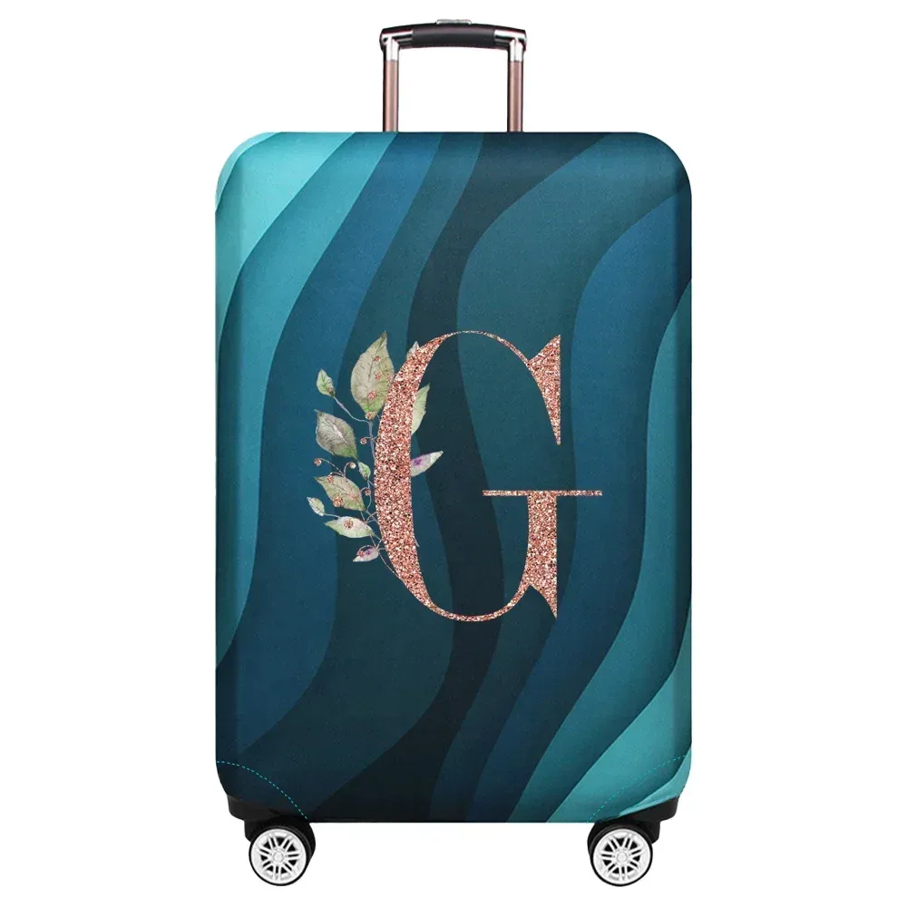 housse de protection élastique pour valise de voyage, série rose gold, adaptée aux valises de 18 à 32 pouces
