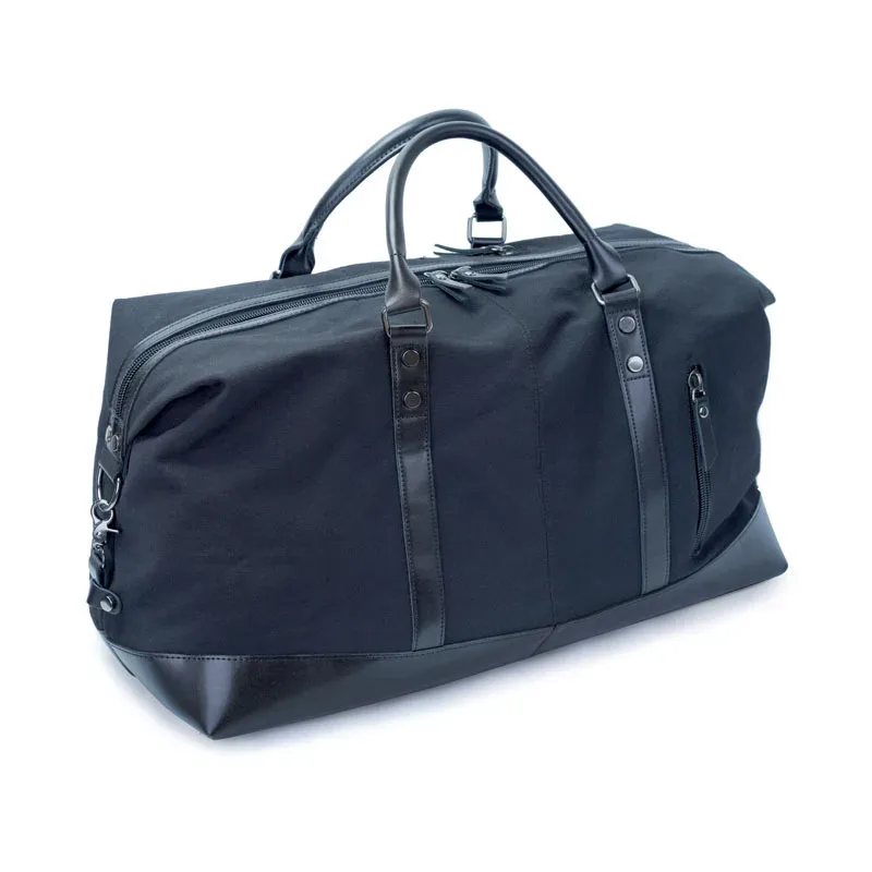 sac de voyage en toile pour hommes, en cuir pu, bagages d'extérieur, voyage, fitness, photographie, sac à main de grande capacité, sac à dos à bandoulière