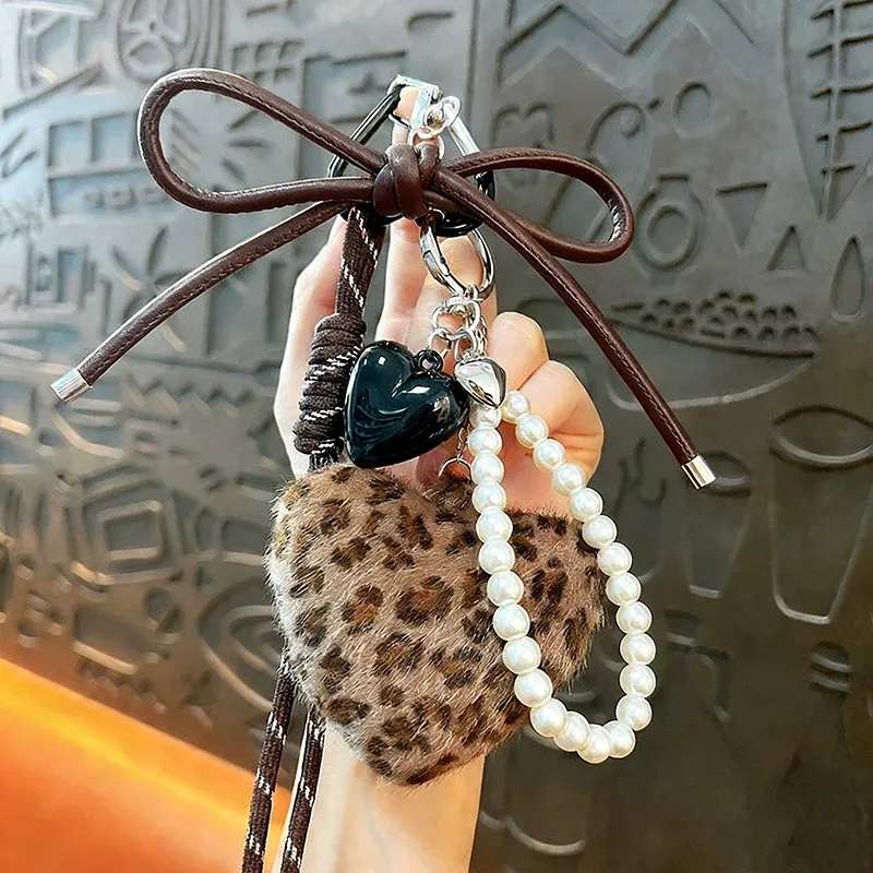 porte-clés pendentif à breloque pour sac, corde tressée, accessoires de sac à dos pour femmes, cadeau suspendu pour téléphone
