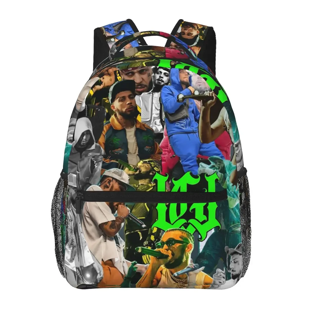 sac à dos graphique rapper jc reyes album tour pour étudiants, sac d'école, sac de randonnée, sac de voyage, sac à dos de mode pour hommes et femmes, sac à bandoulière