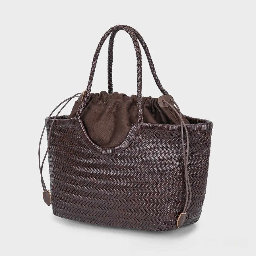 sacs à main pour femmes, sac à bandoulière en cuir véritable, sac de shopping vintage, grand sac fourre-tout, sac à main en cuir de vache, sacs à main pour femmes, tissage décontracté